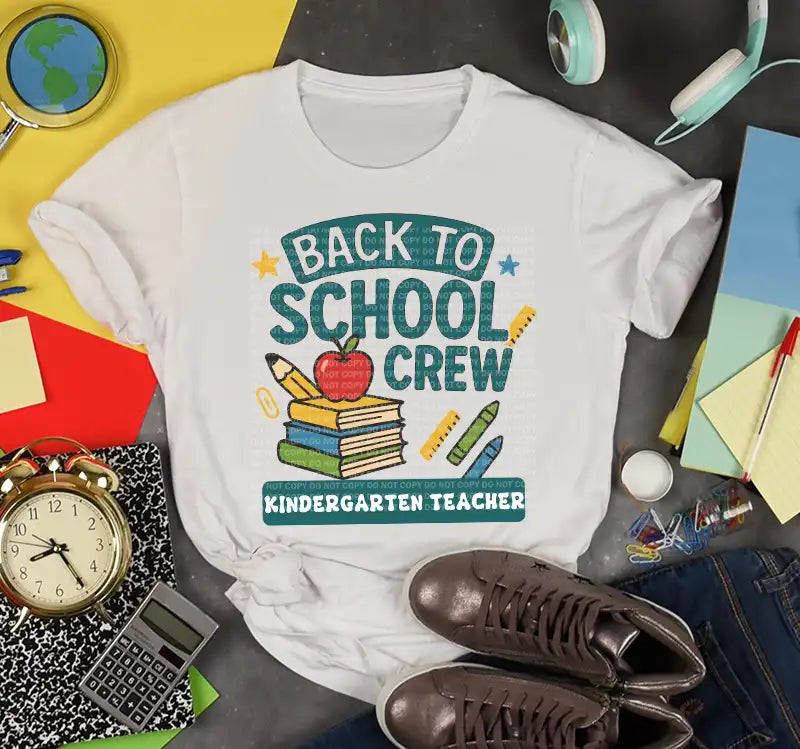 Back To School Crew Kindergarten Teacher