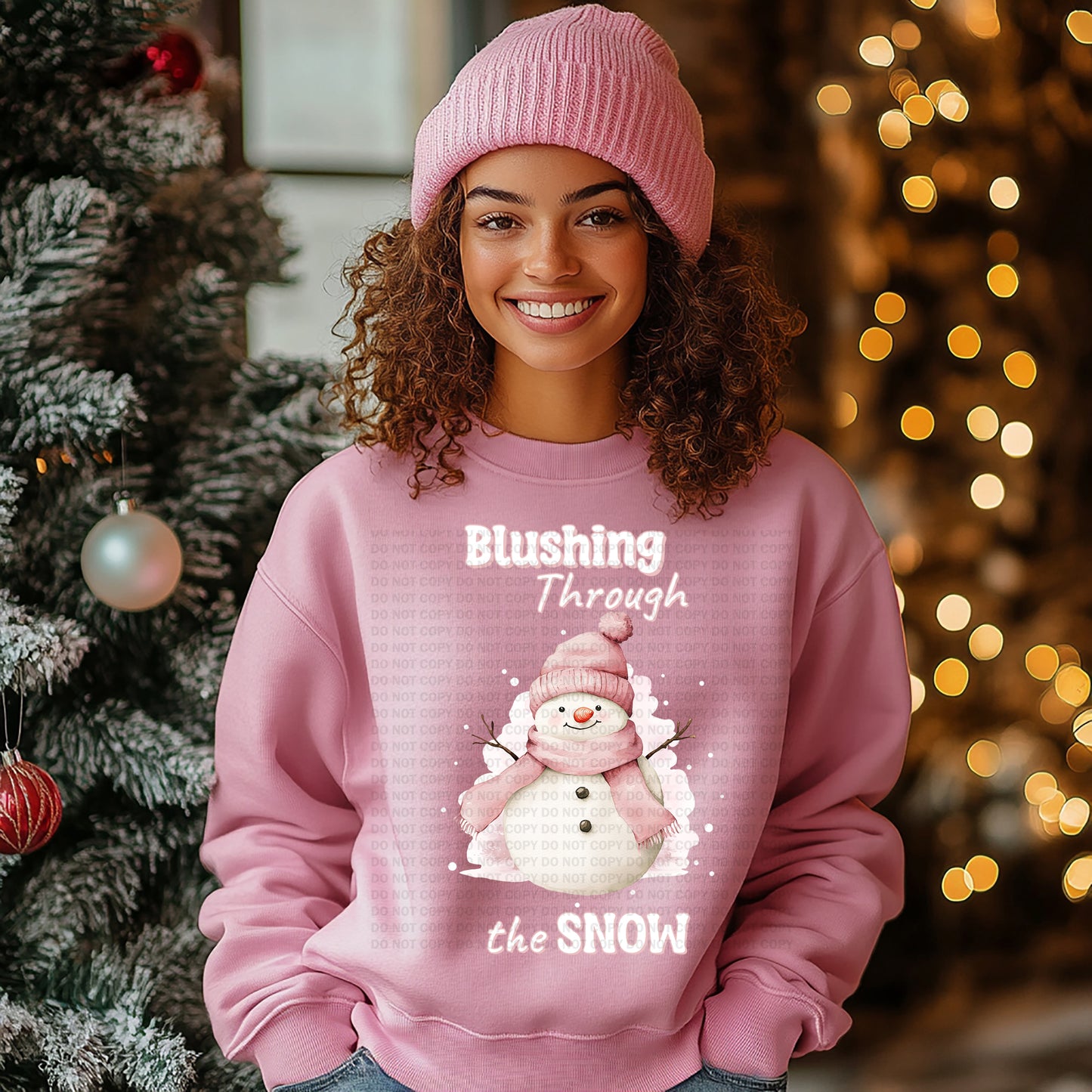 Blushing Through The Snow Pink