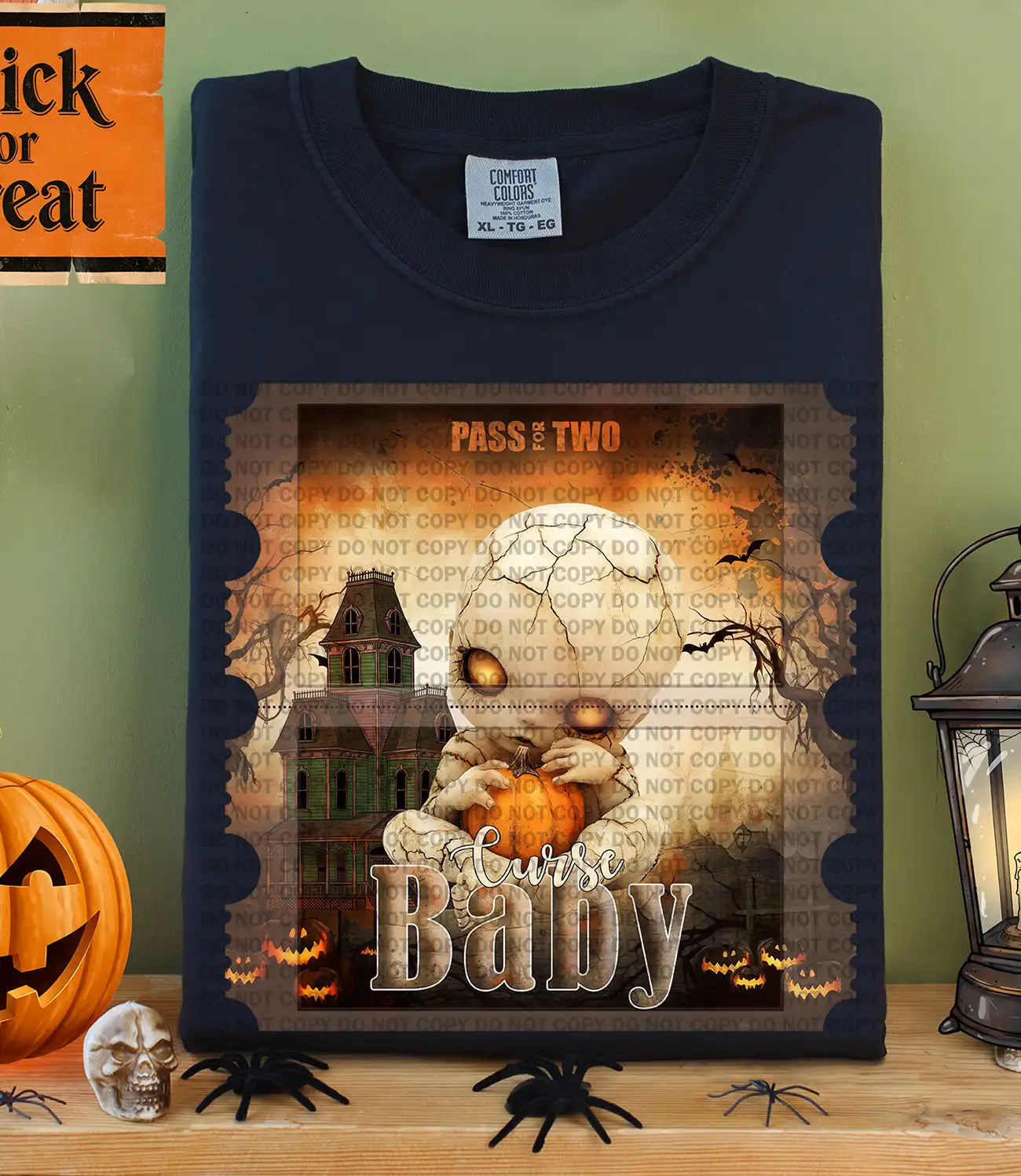 Pass For Two You And Curse Baby Halloween Ticket