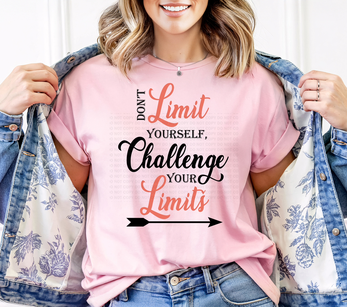 Don't Limit Yourself Challenge Your Limits Typography