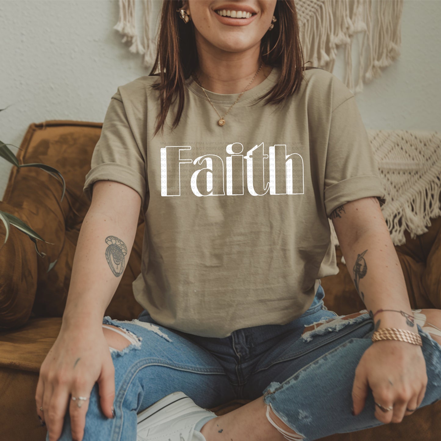 Faith Black Shadow Black or White