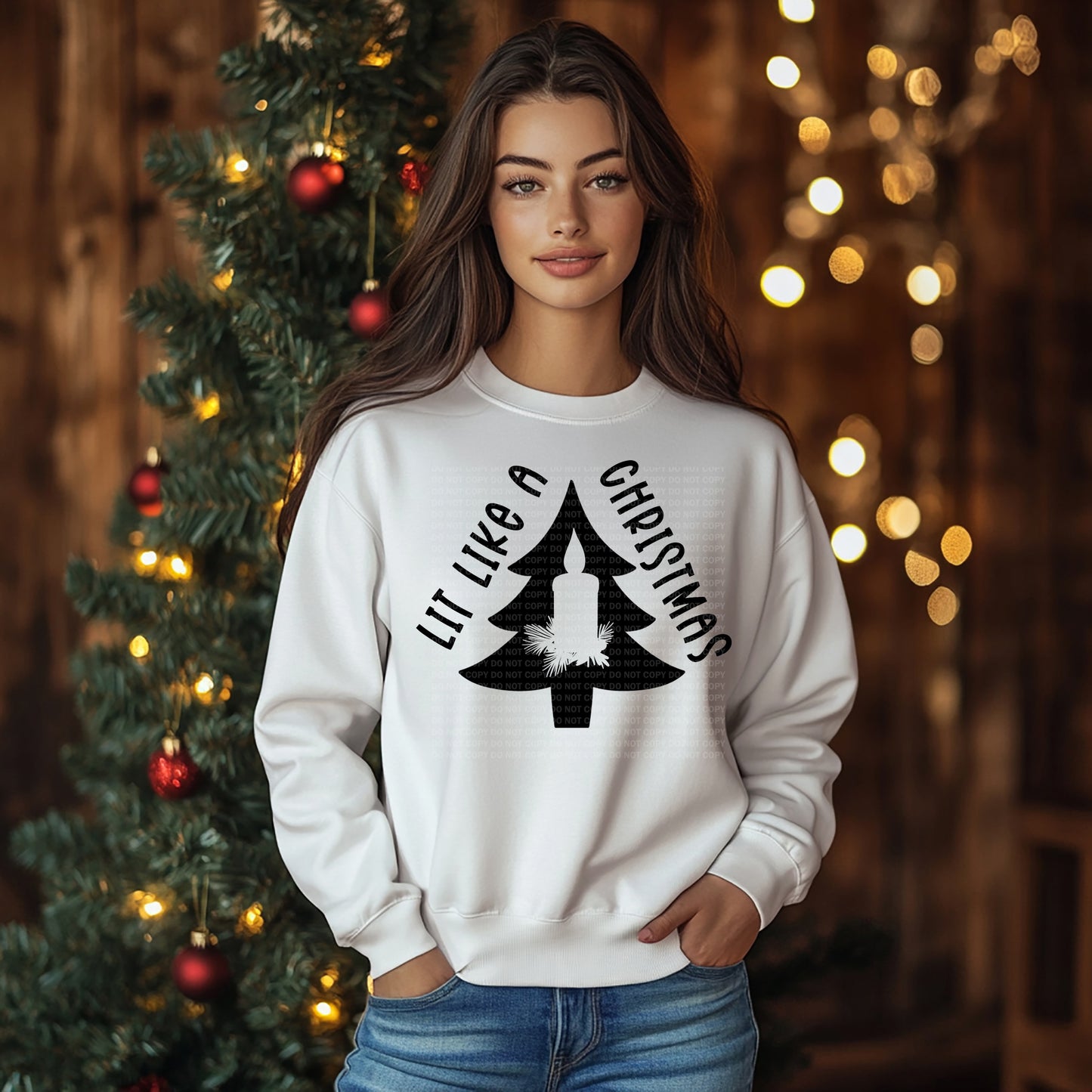 Lit Like A Christmas - Black