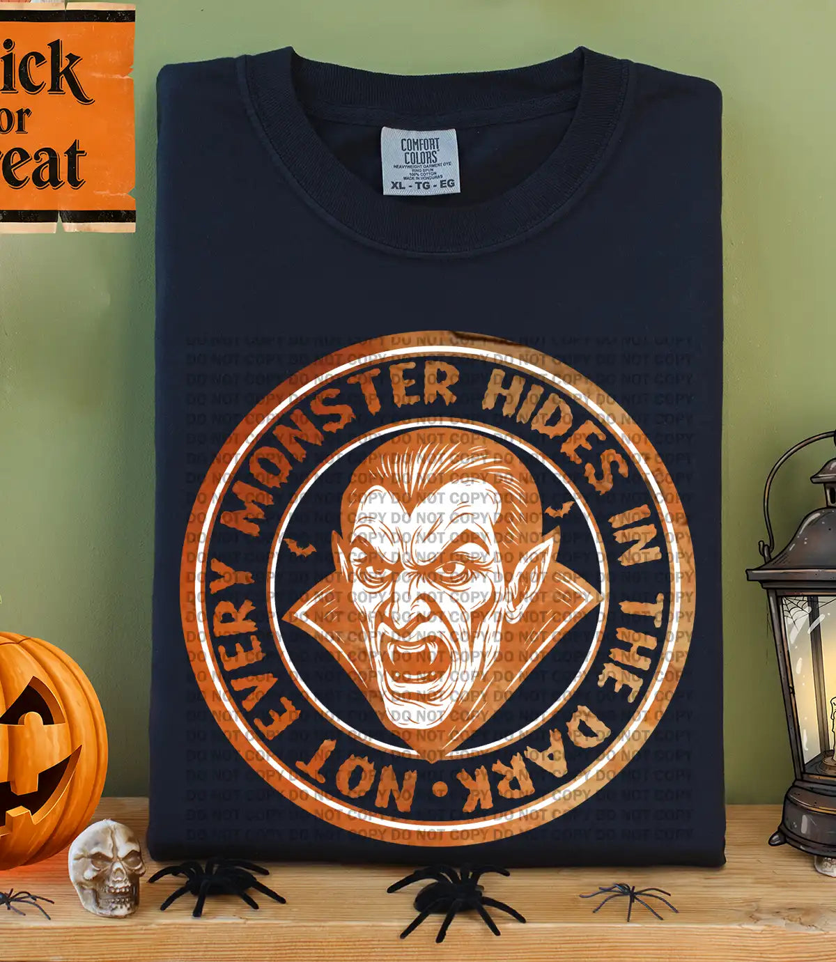 Not Every Monster Hides In The Dark - Colored Vampire