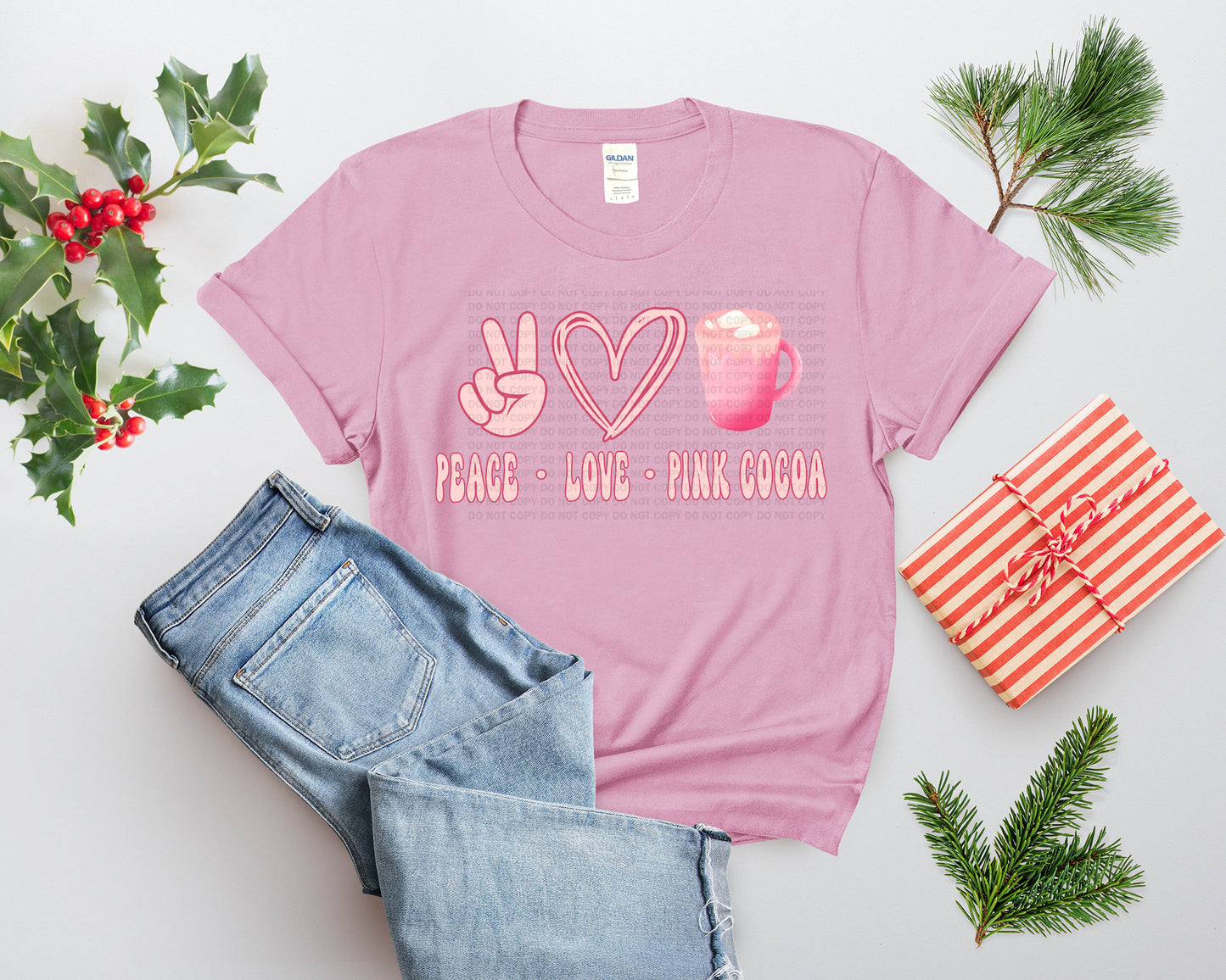 Peace Love Pink Cocoa
