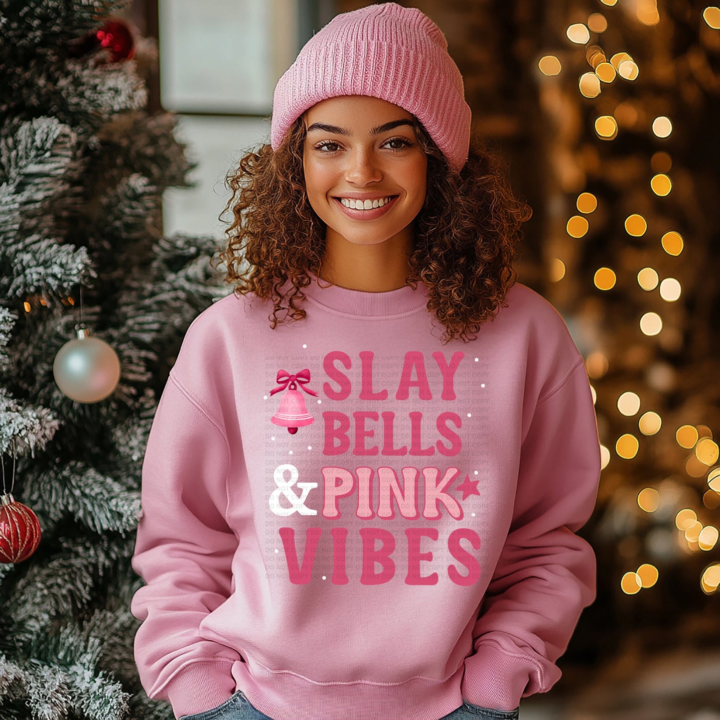 Slay Bells And Pink Vibes