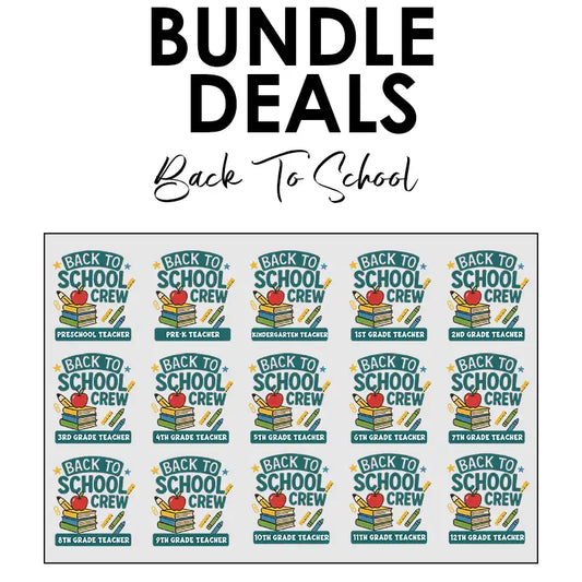 Bundle Deals Back To School "Teacher" - Bundle 108