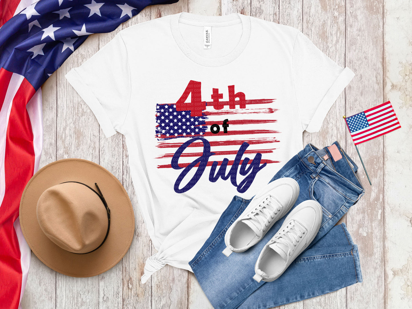4th Of July USA Flag