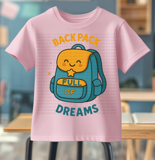 Back Pack Full Of Dreams