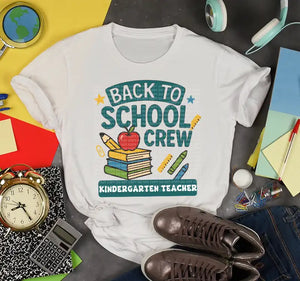 Back To School Crew Kindergarten Teacher