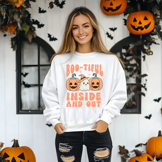 Boo-tiful Inside And Out Ghost Pumpkin Arc