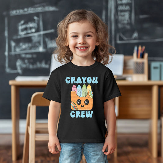 Crayon Crew - Crayon Box Groovy Blue Font