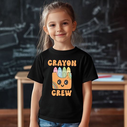 Crayon Crew - Crayon Box Groovy Orange Font