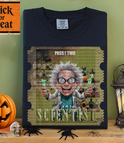 Pass For Two You And Crazy Scientist Halloween Ticket