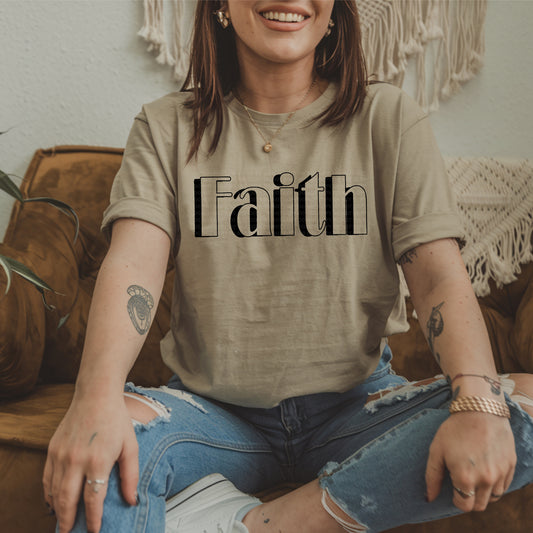 Faith Black Shadow Black or White