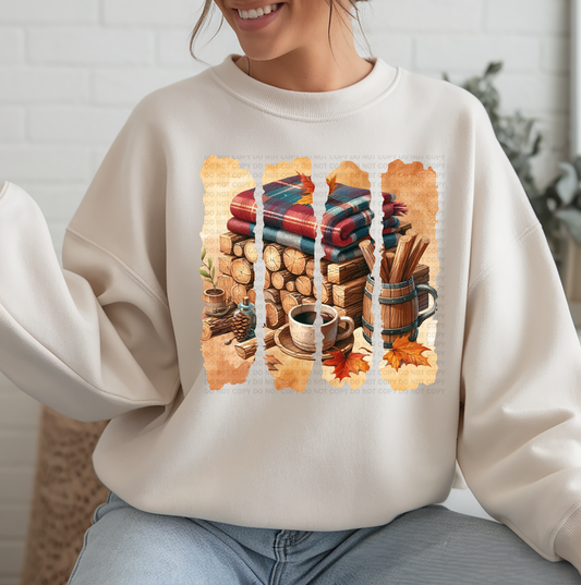 Hot Choco Flannel Brushstroke