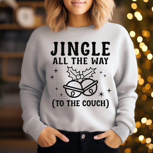 Jingle All The Way To The Couch - Black
