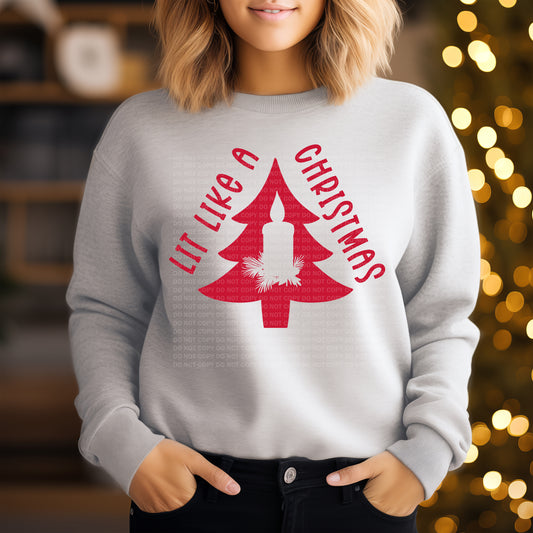 Lit Like A Christmas - Red