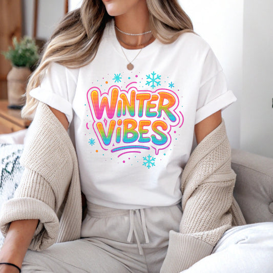 Neon Winter Vibes Graffiti