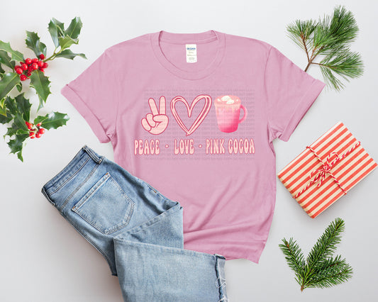 Peace Love Pink Cocoa