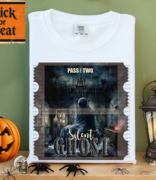 Pass For Two You And Silent Ghost Halloween Ticket