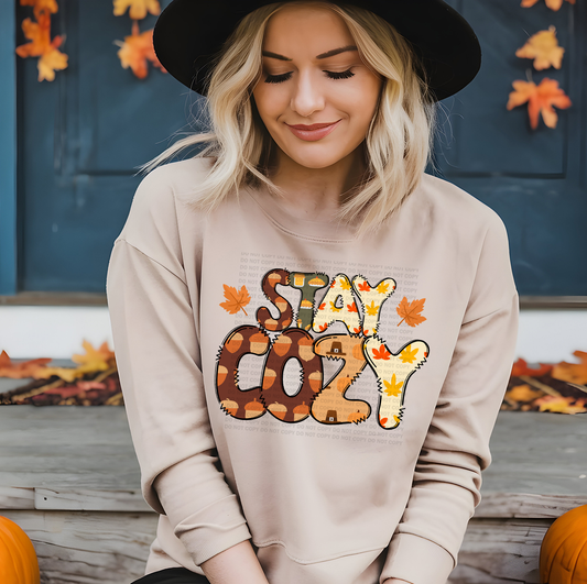 Stay Cozy Leaves Filled