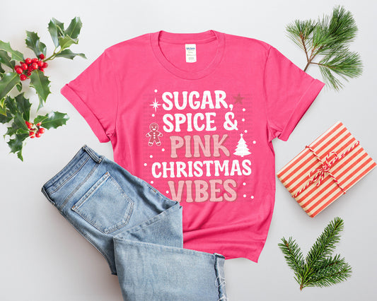 Sugar Spice And Pink Christmas Vibes - Minimalist