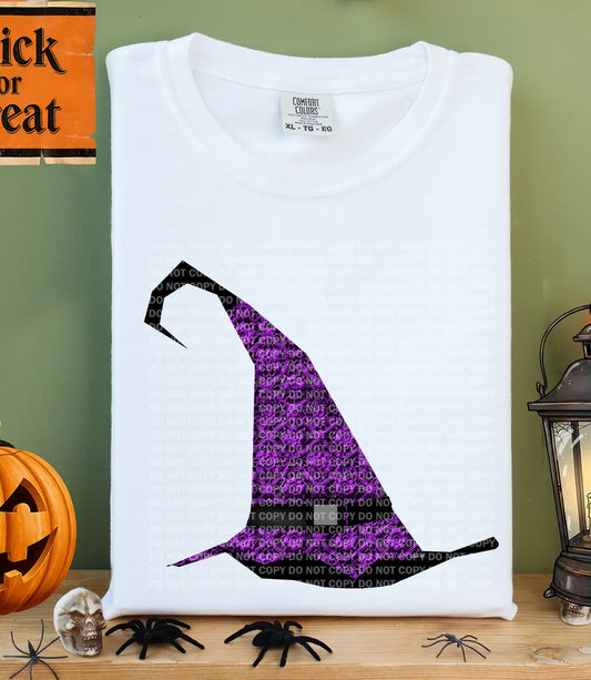 Witch Hat Purple Lace