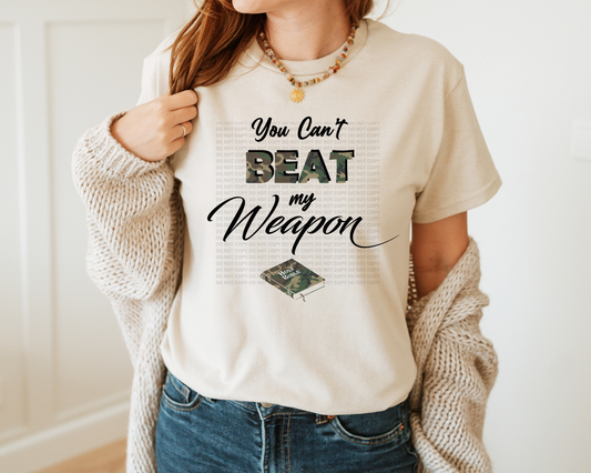 You Can't Beat My Weapon Bible Camouflage