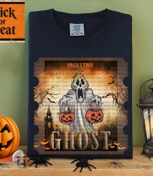 Pass For Two You And Ghost Halloween Ticket