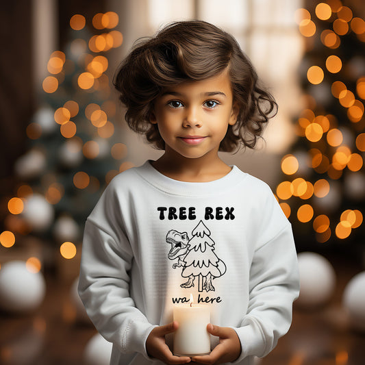 Tree Rex Was Here Black